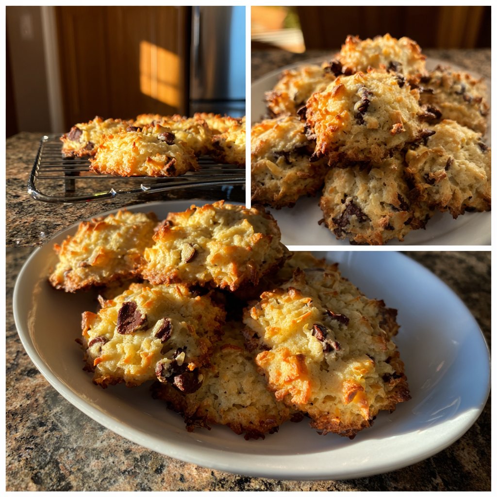 Cookies mit Kokos und Schokolade
