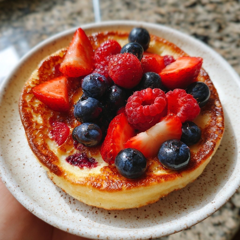 Pfannkuchen mit Beerenmix