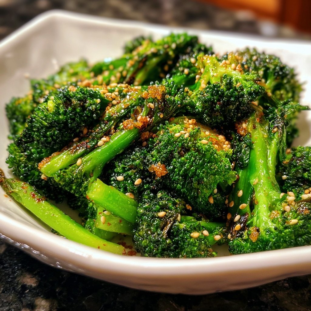 Brokkoli Pfanne Mit Sesam