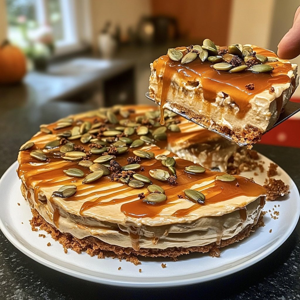 Ultimativer Kürbis-Karamell-Käsekuchen