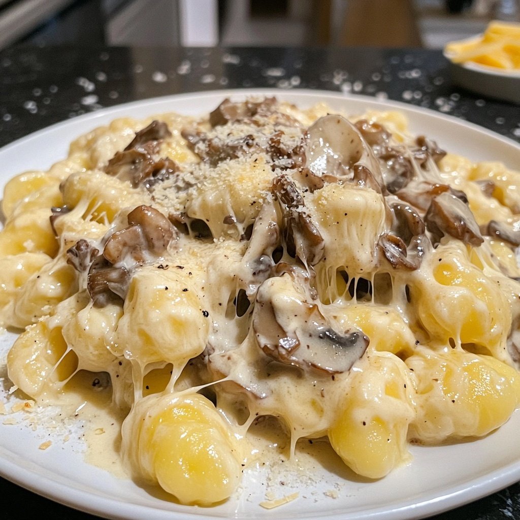 Gnocchi mit Pilzrahm