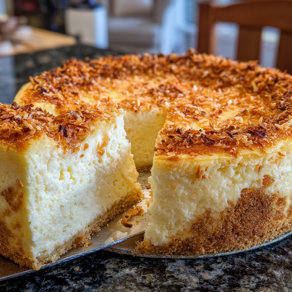 Käsekuchen mit Kokos