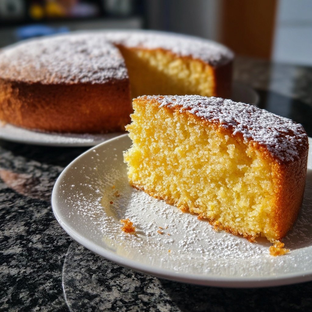 Zitronenkuchen ohne Zucker
