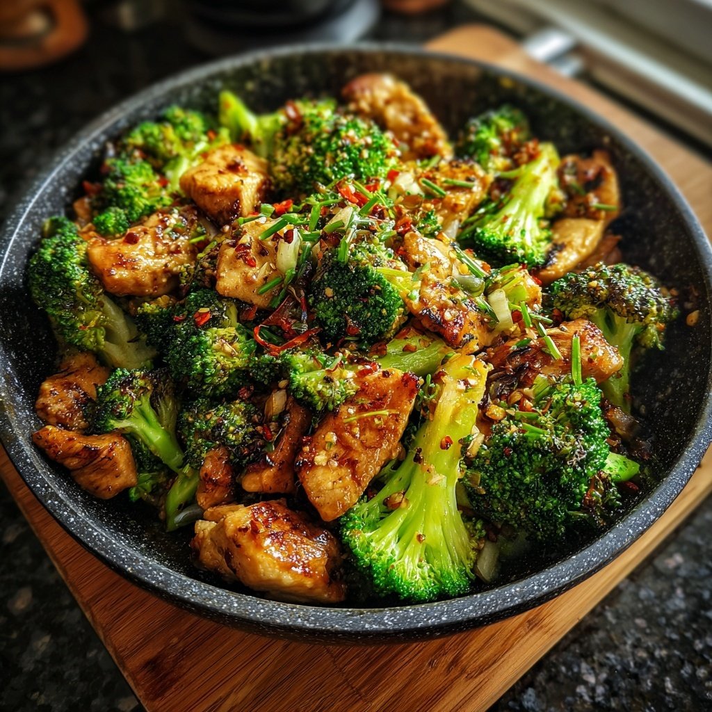 Brokkoli Hähnchen Pfanne Schnell