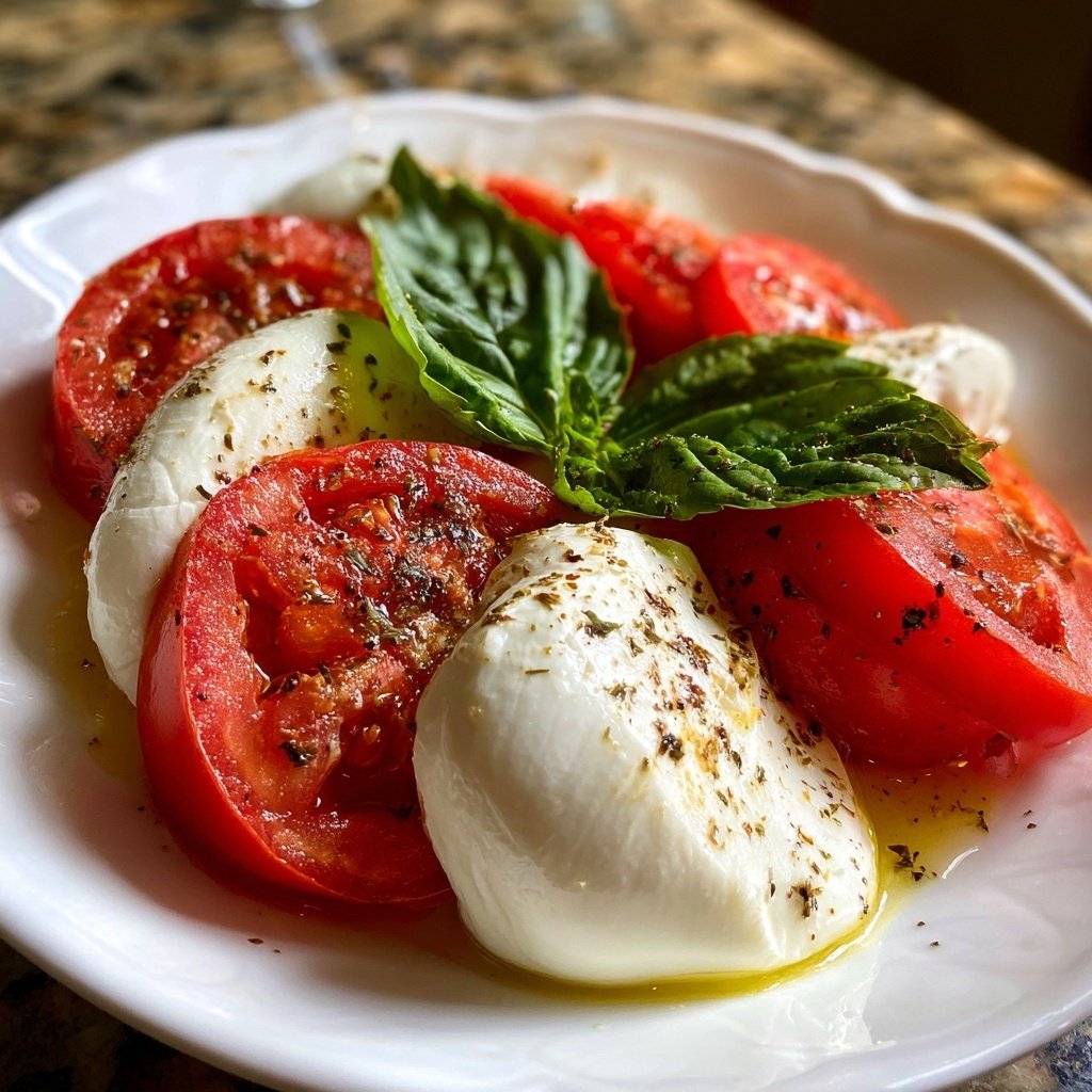 Caprese mit Büffelmozzarella