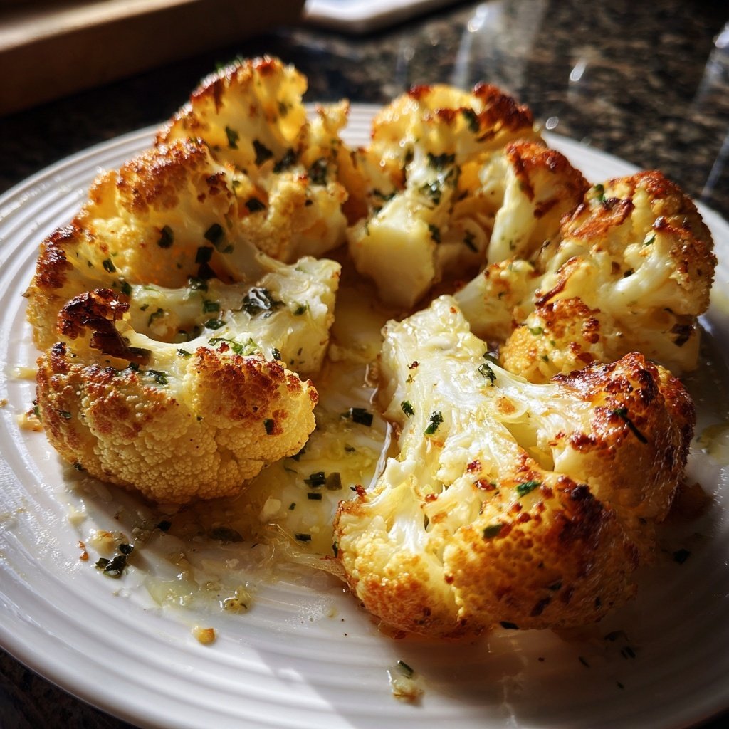 Blumenkohl mit Knoblauchbutter
